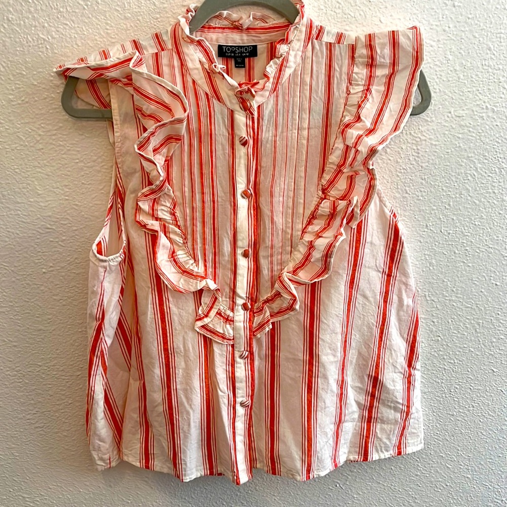 TopShop Ruffled Tank